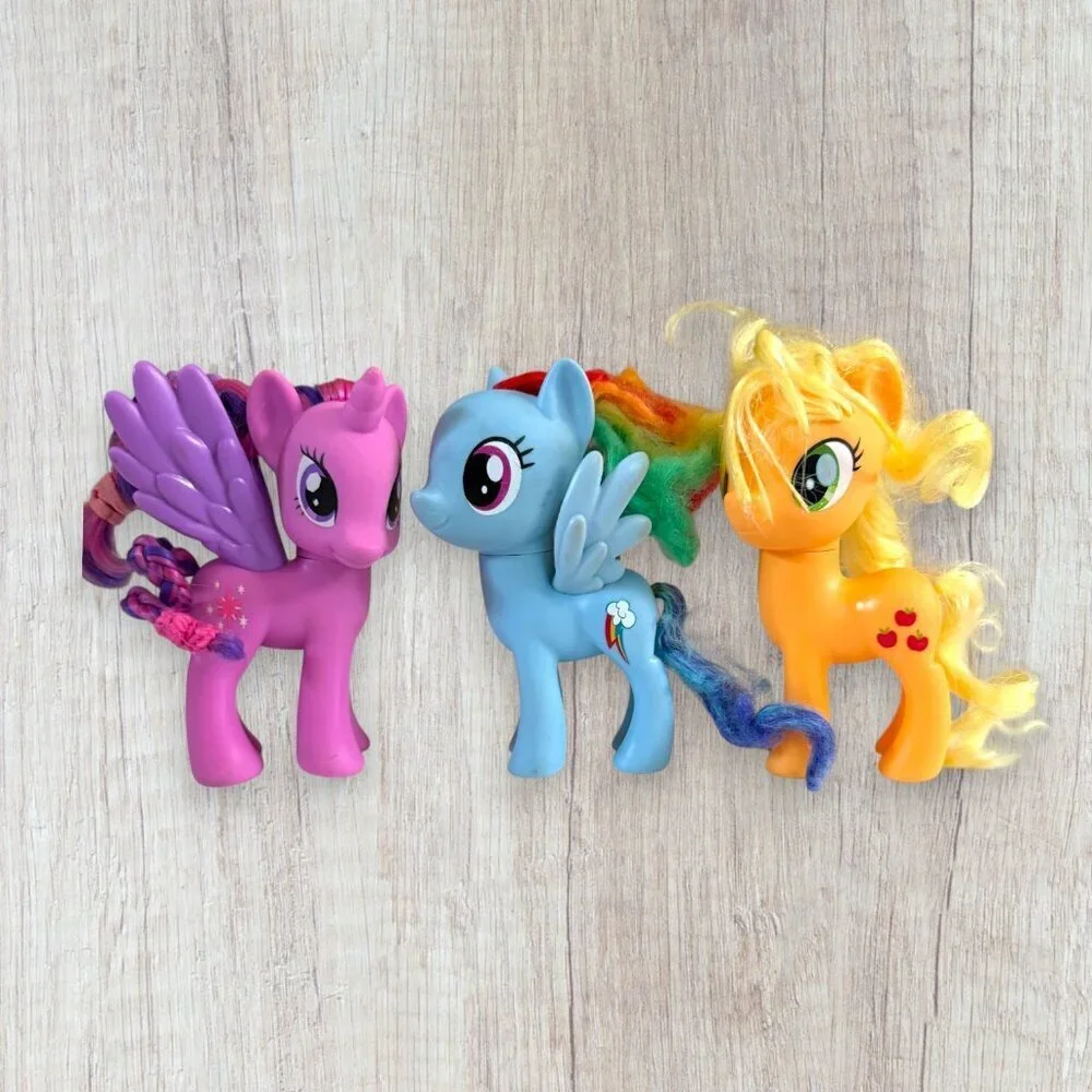 My Little Pony G4 Friendship Magic Twilight Sparkle Applejack Rainbow Dash MLP